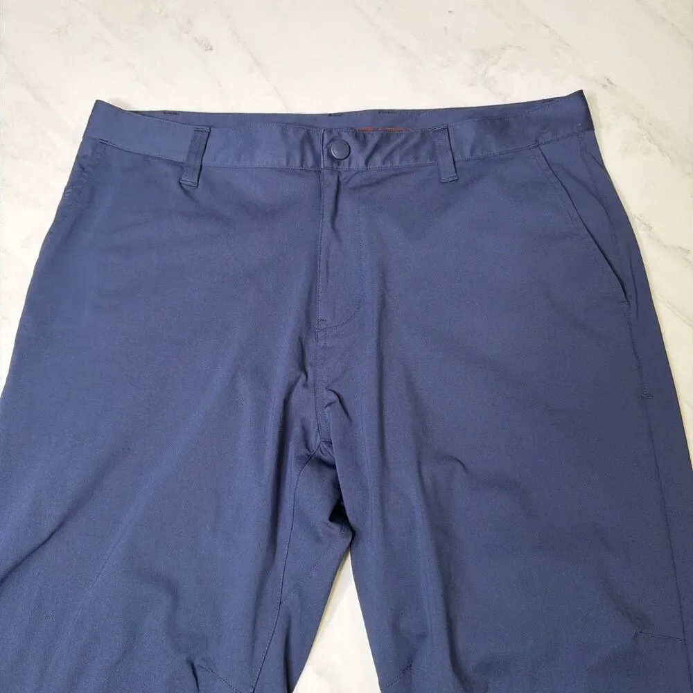 Rhone Commuter Pants Classic Fit Flex-Knit Navy 35 Stealth Wealth Techwear Golf